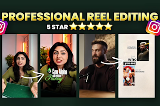 edit instagram reels and youtube shorts professionally