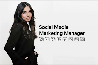 be your social media marketing manager