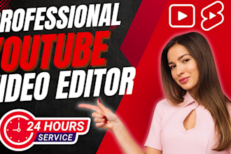 do professional video editing for youtube and vlog editing