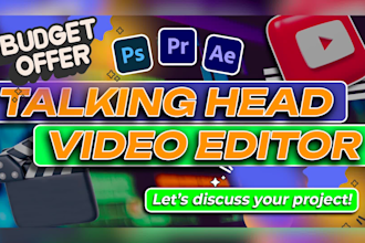 professional talking head video editing for youtube