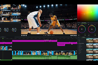 do short and long form video editing with motion graphic