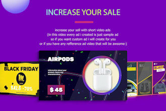 create attractive short video ads or product promo for youtube or instagram