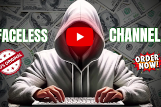create faceless videos and channel setup