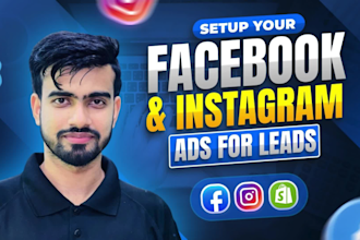 run fb ads campaign, and run shopify fb advertising,  meta ads