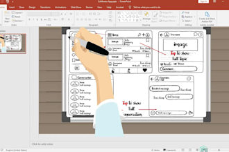 design and animate a unique, powerpoint, prezi presentation