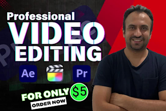 edit youtube videos, instagram reels, podcasts, documentary