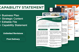 create a custom capability statement for government contracts