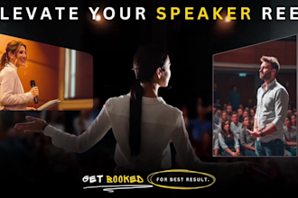 edit your speaker reel and showreel professionally