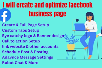 create and optimize your facebook business page