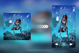 animate your album cover art for spotify canvas