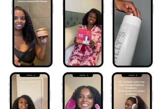 create a high quality social media ugc video, british accent, UK, women