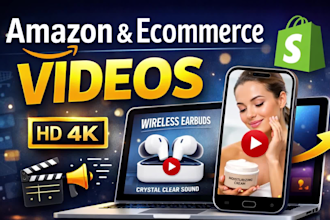 create high converting amazon and ecommerce product videos