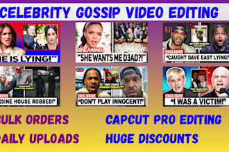 celebrity goosip video editing
