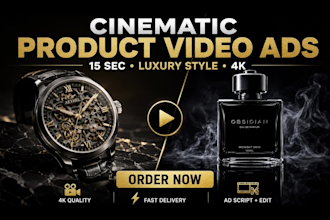 create custom ai commercial video, ai product video ads