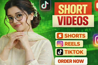 be your faceless videos editor for youtube shorts, instagram reels,tiktok videos