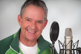 produce a male german voice over in a deep voice
