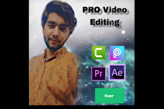 do professional and amazing video editing