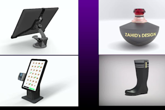 do 3d cad modeling, product designing and rendering