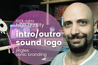 create your brand sound identity, audiologo or podcast intro