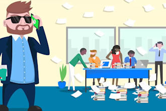 create cartoon character animation video for you