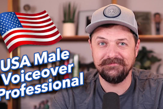record an american male voice over