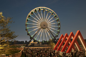 design 3d stages, backdrops, and event setup renderings