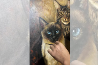 paint a replica of any painting in oil free shipping