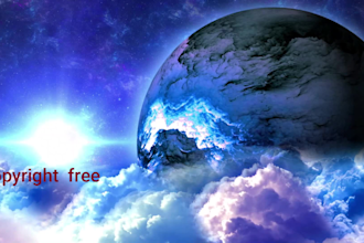 create HD and 4k  meditation music video for your channel