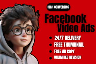 create promo video ad for tiktok ads, facebook video ads