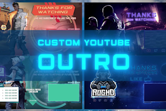 make your awesome youtube gaming outro