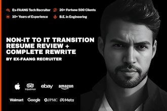 write a tech resume for professionals transitioning from other fields