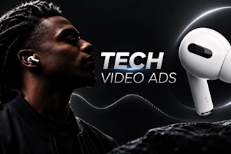 create ai commercial product video ads for tech gadgets, electronics video ads