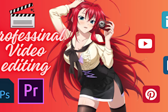 do professional video editing for vlogs and movie clips