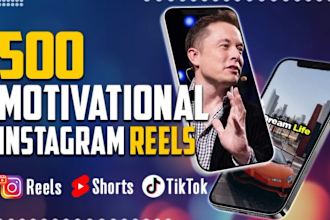 create motivational youtube shorts,instagram reels and viral tiktok videos