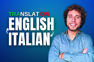 manually translate english to italian and italian to english