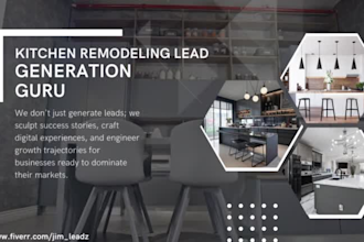 do kitchen remodeling leads, kitchen remodeling facebook ads and landing page