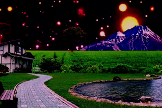 create meditation relaxing nature music video for your channel