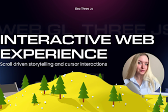 build an interactive web experience with three js and webgl