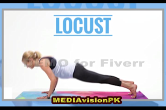 give 250 professional yoga poses fitness workout  videos for practicing exercise