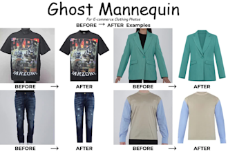 do ghost mannequin, invisible mannequin and neck joint