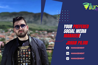 be your social media marketing manager and content creator