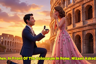 create ai 2d and 3d animation love story, wedding invitation, and proposal video