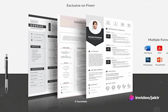 professional resume design CV making and resume templates