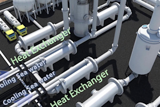do 3d industrial animation chemical plant engineering factory layout video