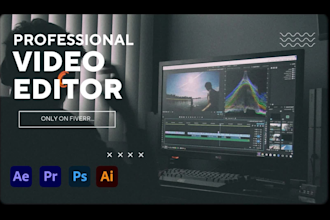 do professional video editing for youtube, talking head video editors