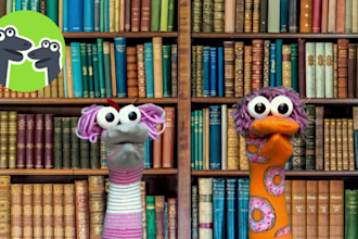 create a spokesperson video with sock puppets
