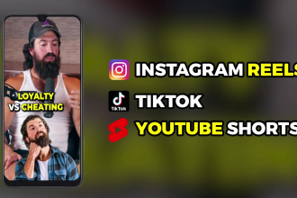 create instagram reels, youtube shorts and tiktok