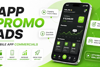 create engaging ai mobile app promo video ads and app commercials