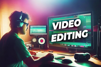 do professional video editing and post production
