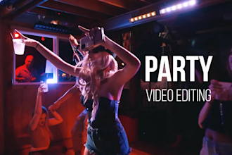 edit your party or event video